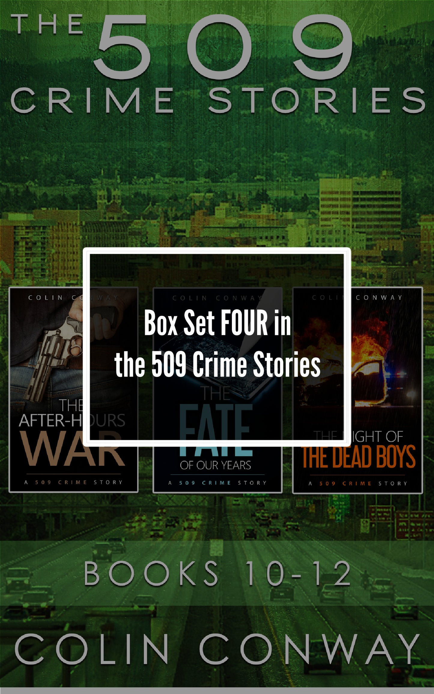 The 509 Crime Stories are intense crime fiction novels by Colin Conway. Imagine if NYPD BLUE occurred in the Pacific Northwest, and you’ll have a good idea of what this series is about.
