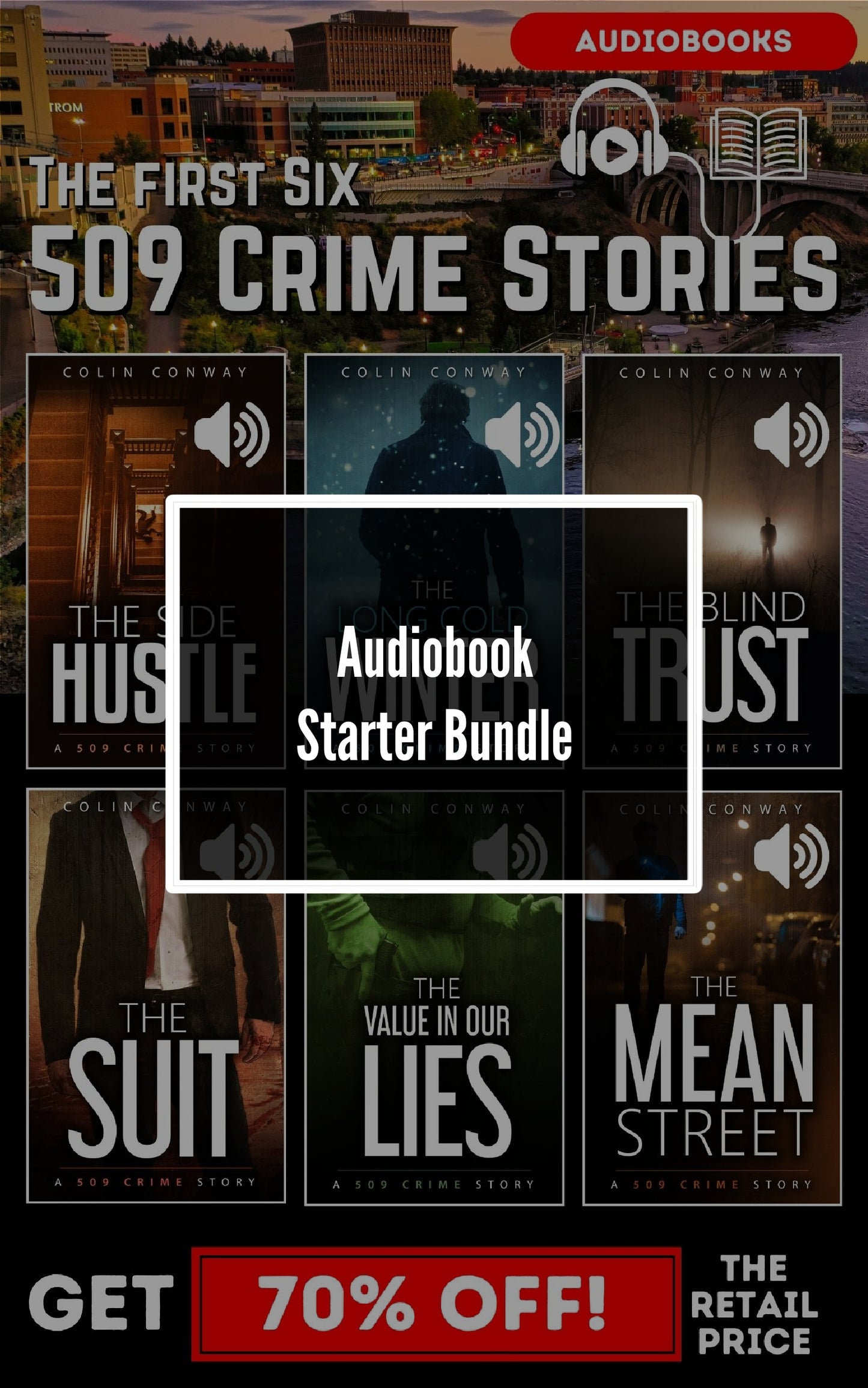 The 509 Crime Stories Starter Bundle - audiobooks